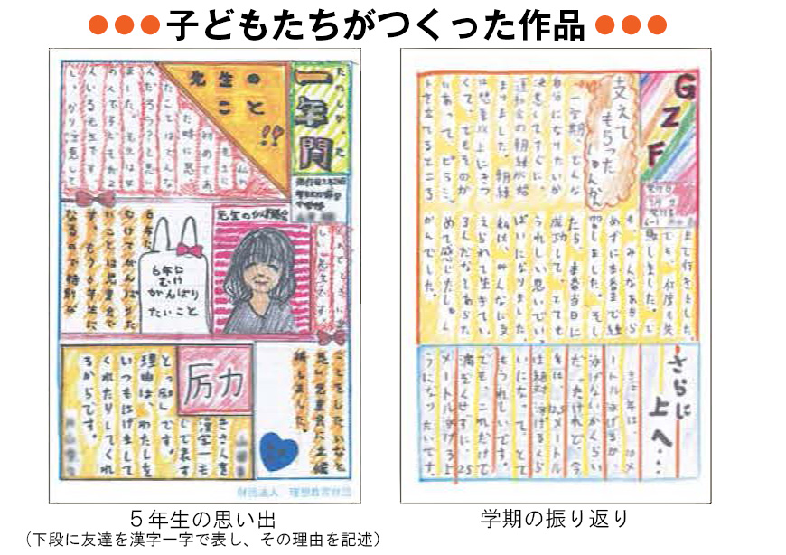 理想教育財団 はがき新聞をつくろう はがき新聞活用レポート 3